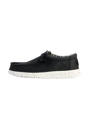 WALLY STRETCH CANVAS - SLIP-ON SCHUHE - Sportieve veterschoenen - noir blanc