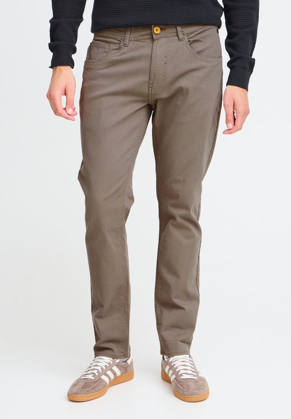 BHRODNEY PANTS SLIM/ REGULAR FIT NARROW LEG - Trousers - granite