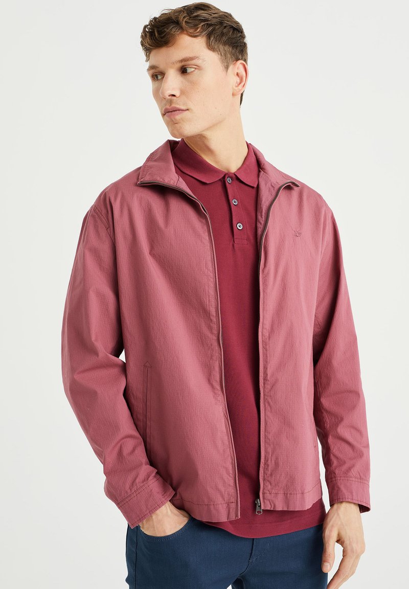 WE Fashion Summer jacket red/light red Zalando