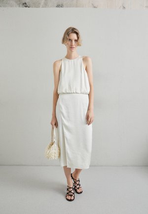 Theory TANK LAYER DR.CRUSHE - Rochie cocktail/Rochie petrecere - rice