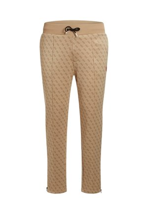 Guess ALLOVER LOGO - Treningo apatinė dalis - beige