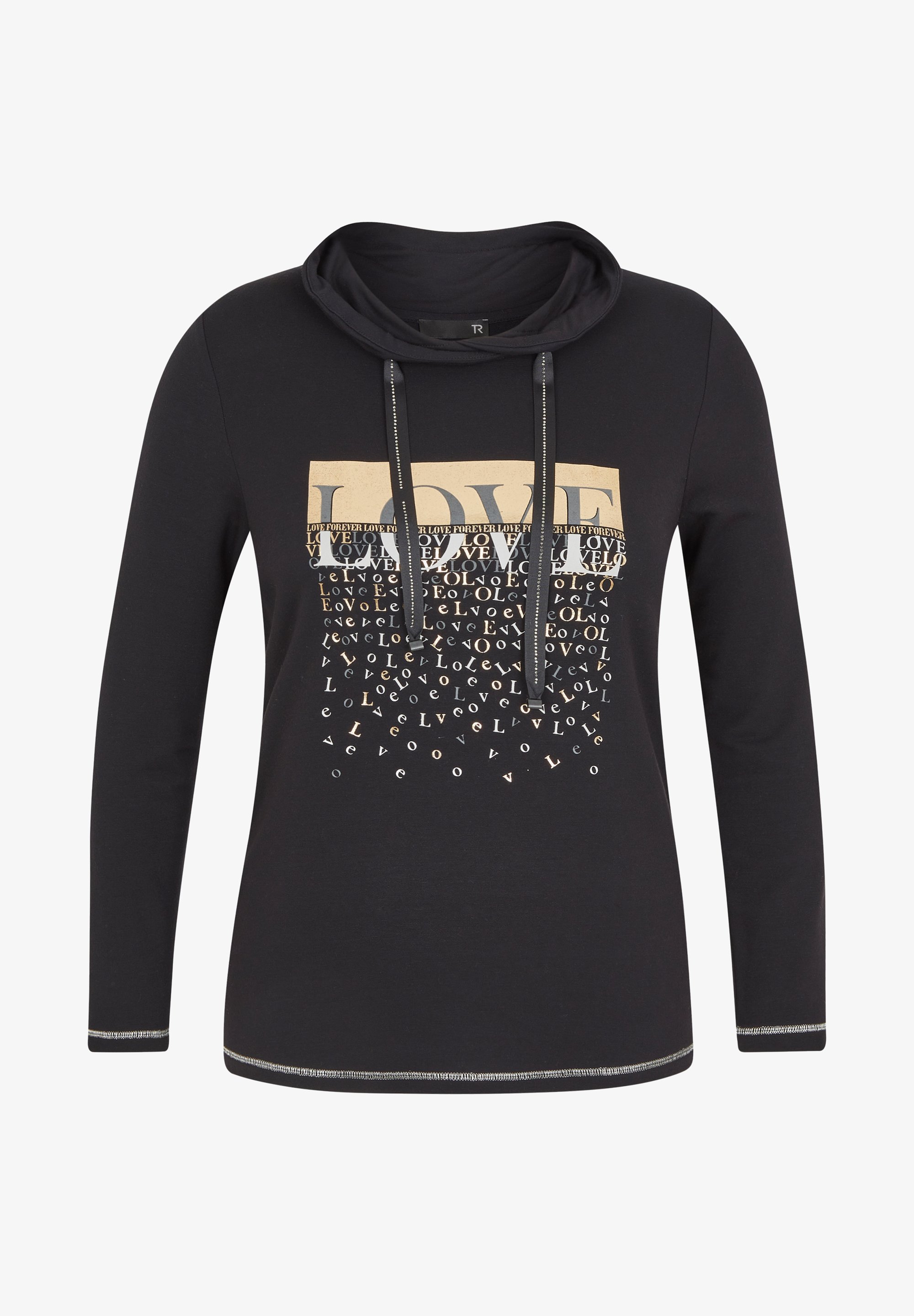 Tr Long Sleeved Top Schwarz Black Zalando De