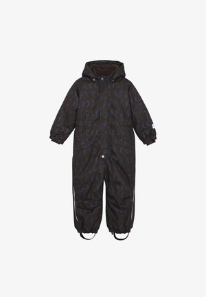 Minymo ALL OVER PRINT - Snowsuit - ombre blue