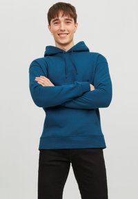 Jack & Jones - JJESTAR BASIC HOOD - Hættetrøje - sailor blue Miniaturebillede 1