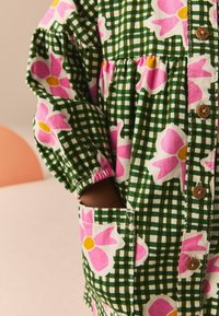 Next Skjortekjole - pink green bow print