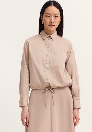 DRAWSTRING - Hemdbluse - beige