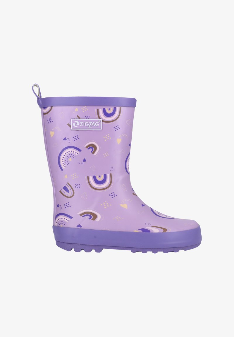 ZIGZAG GEMUS - Bottes en caoutchouc - lila