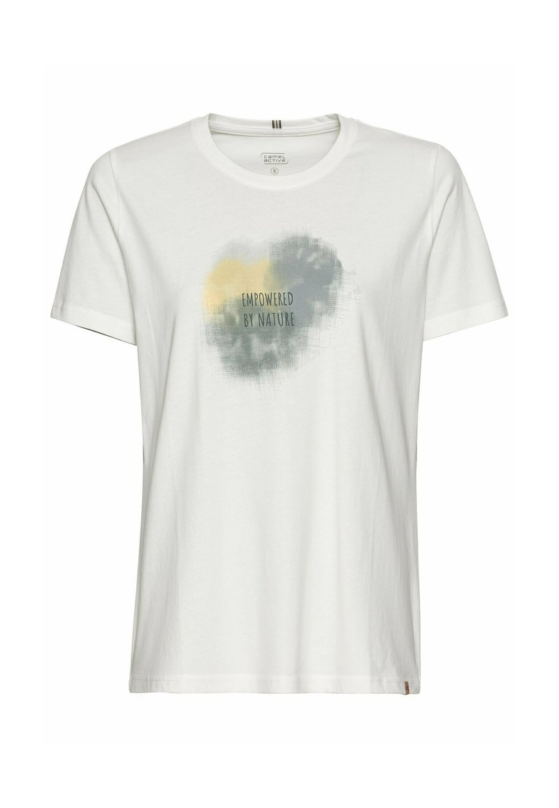 camel active T-shirt print grijs gemêleerd camel active T-shirt print grijs gemêleerd