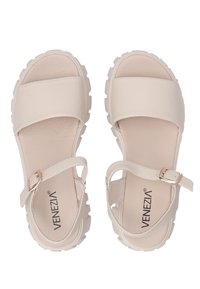 VENEZIA Sandály na platformě - beige