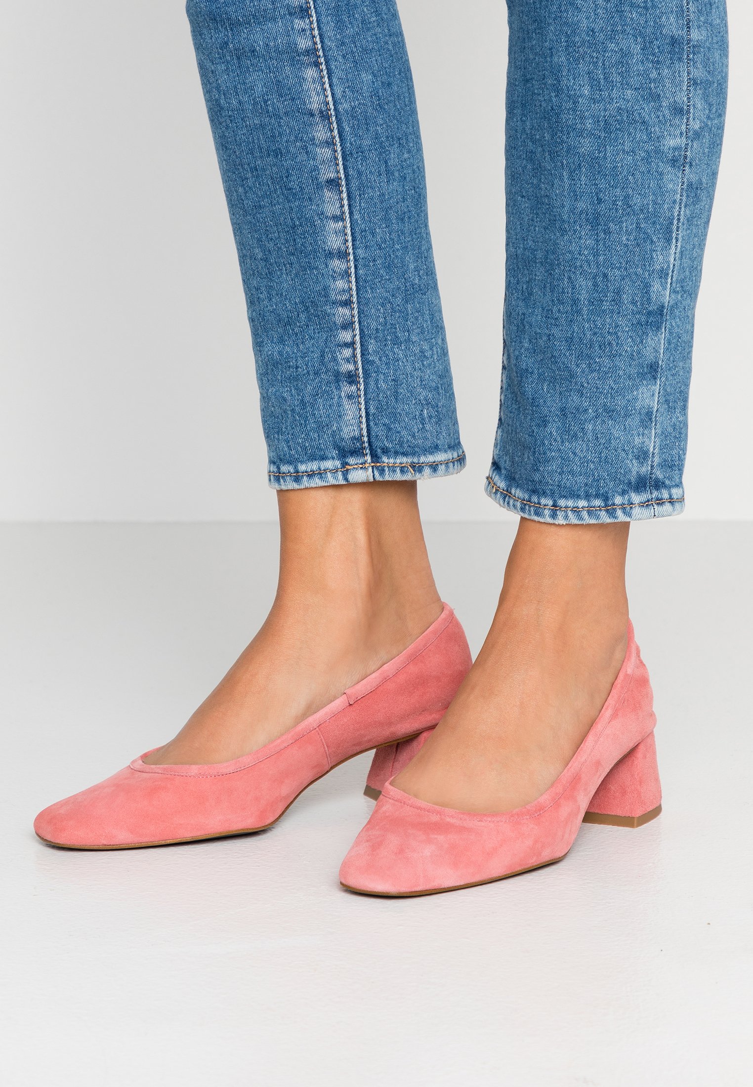 JEMIMA SOFT LOW BLOCK HEEL Pumps pink JEMIMA SOFT LOW BLOCK HEEL Pumps pink
