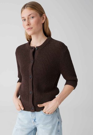 STRUCTURE - Cardigan - coffee bean