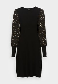 ONLJUNABELLE DRESS - Φόρεμα-πουλόβερ - black