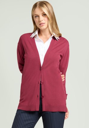 COMFORT - Cardigan - bordeaux