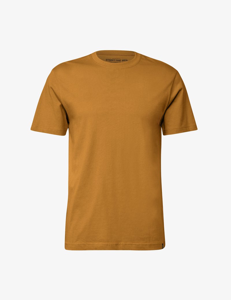 T-shirt en coton jaune à aspect délavé avec une coupe droite et un col rond ONLY - CCV Mode T-shirt en coton jaune à aspect délavé avec une coupe droite et un col rond ONLY - CCV Mode