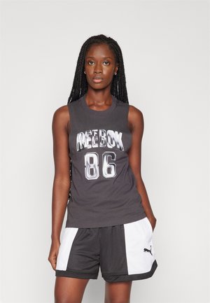 BASKETBALL CHROME TANK - Débardeur - washed black