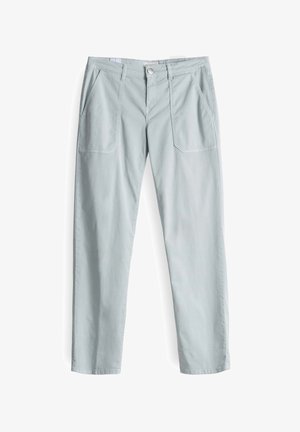 OPUS PANTS, MID RISE ANKLE RELAXED FIT - Chino - oxford blue