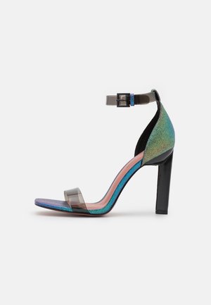 Højhælede sandaletter / Højhælede sandaler - black