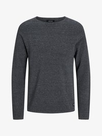 Unselected, dark grey melange