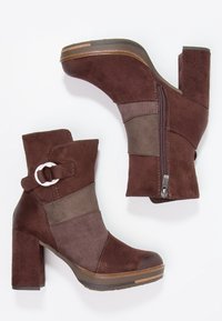 Marco Tozzi Botines de tacón - brown