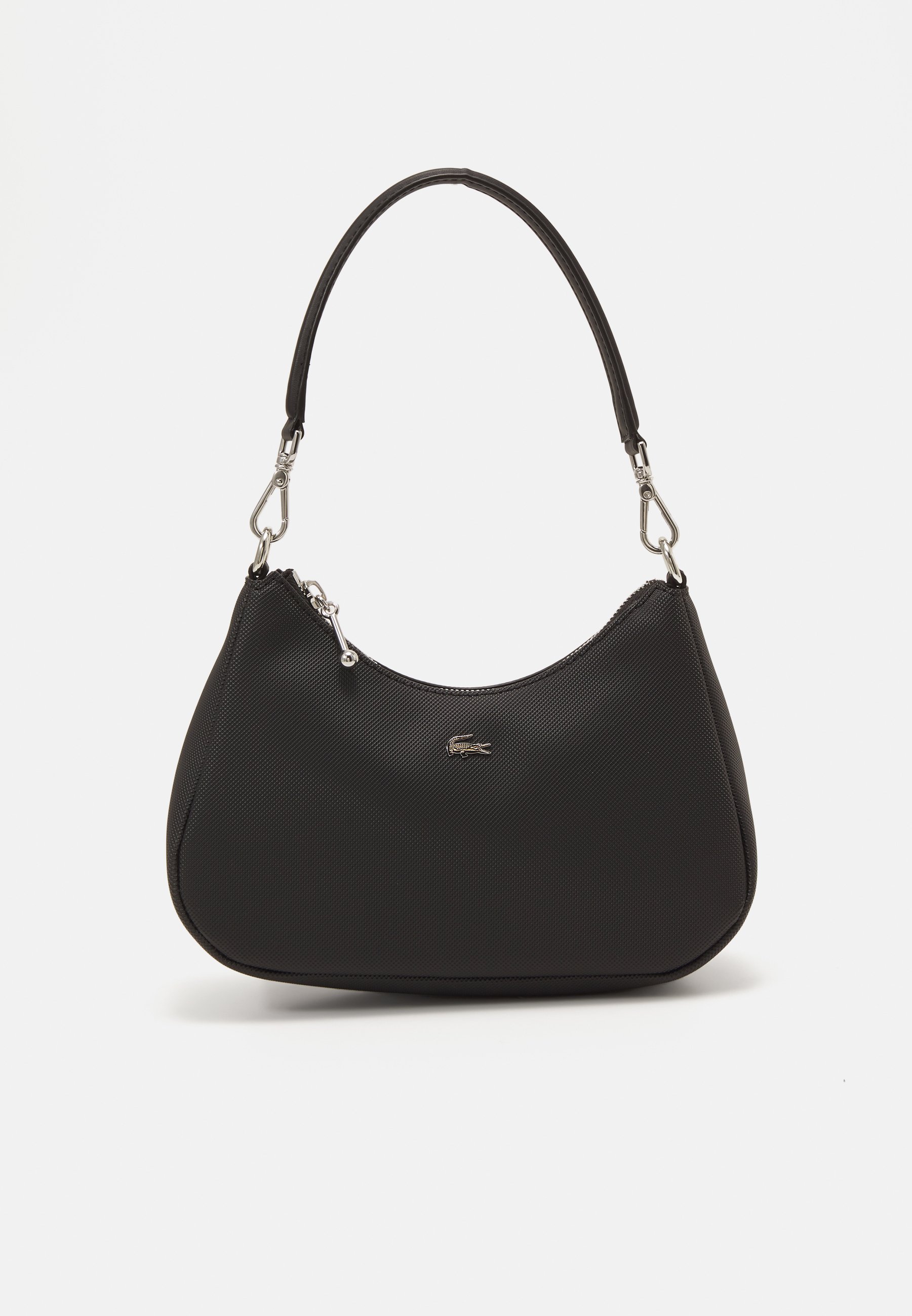 ★LACOSTE★ Women's Anna Hobo Crossbody Bag Black NF4642A55G Lacoste BAG - Handbag - noir/black - Zalando.co.uk
