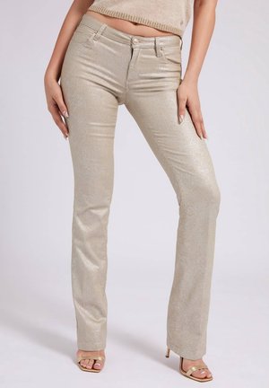 Bootcut jeans - beige