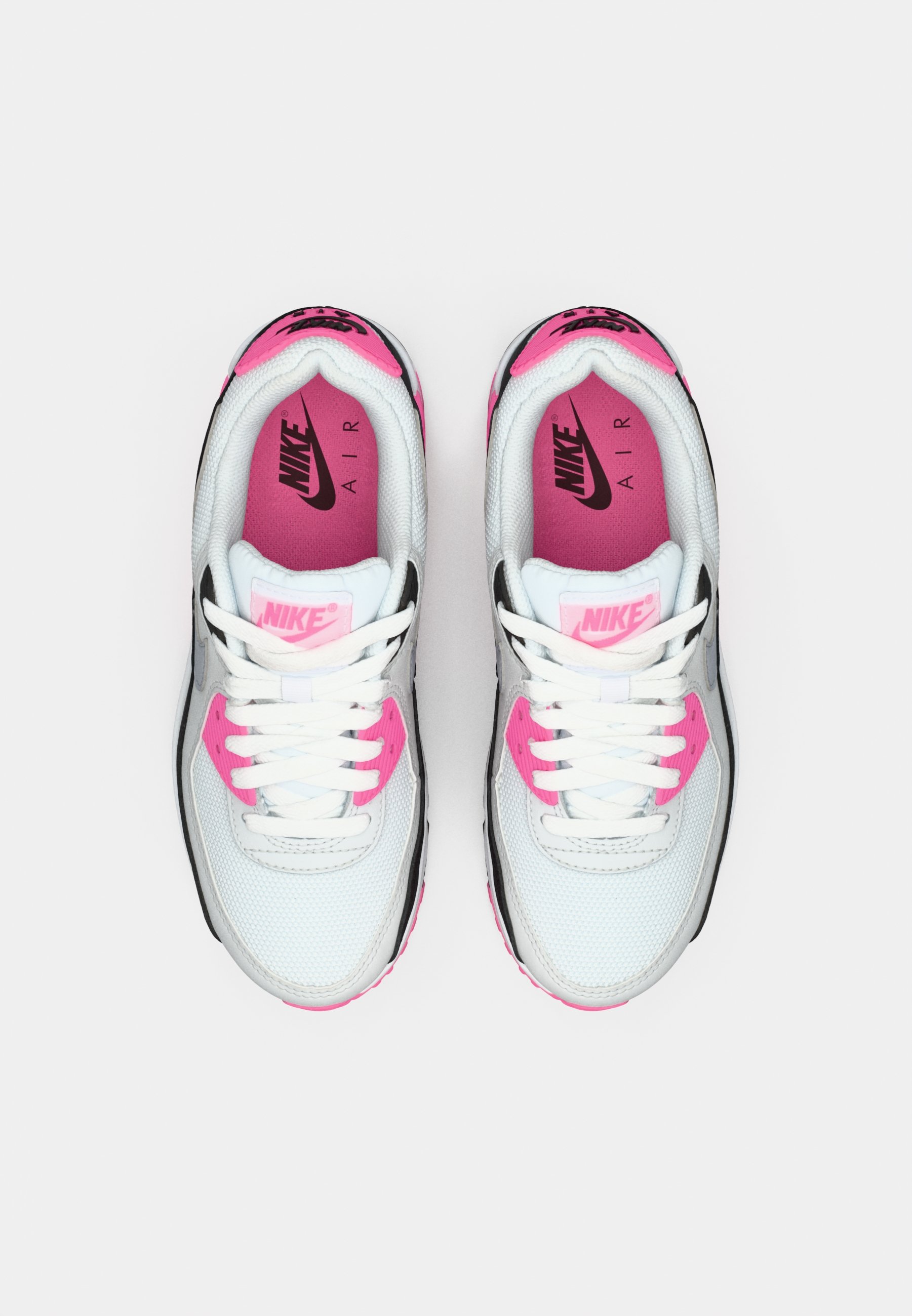 air max 90 white pink black