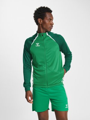 Hummel LEAD 2.0 TRACK ZIP - Veste de survêtement - jelly bean evergreen