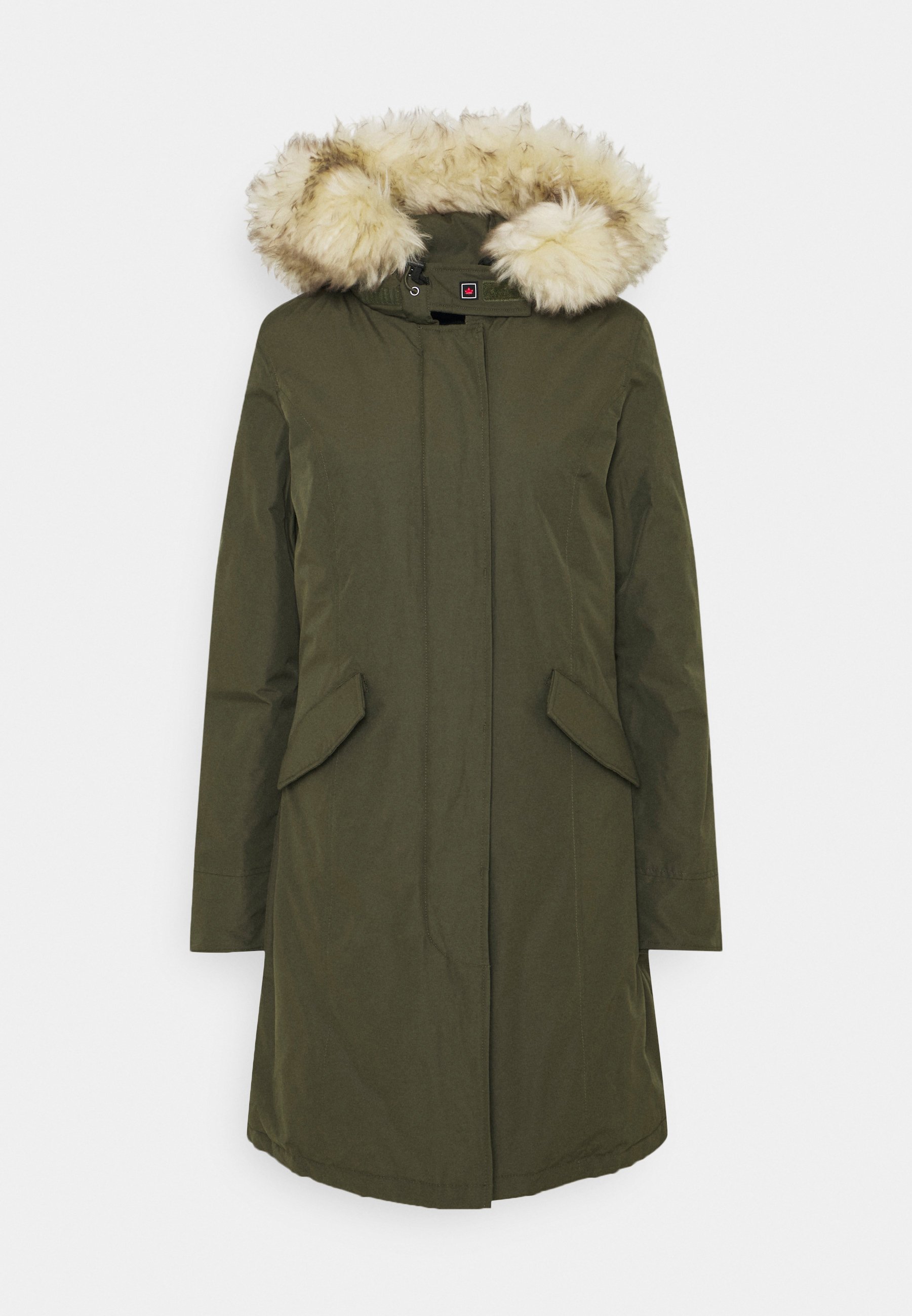 Canadian Classics Fundy Bay Long Donsjas Army Kaki Zalando Nl