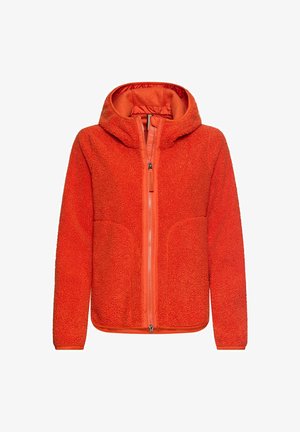 camel active, TEDDYJACKE MIT WÄRMENDEN TASCHENFUTTER - Fleecejacke - pumpkin