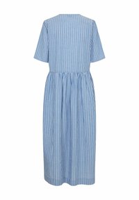NORR NOLIA - Skjortklänning - blue stripe