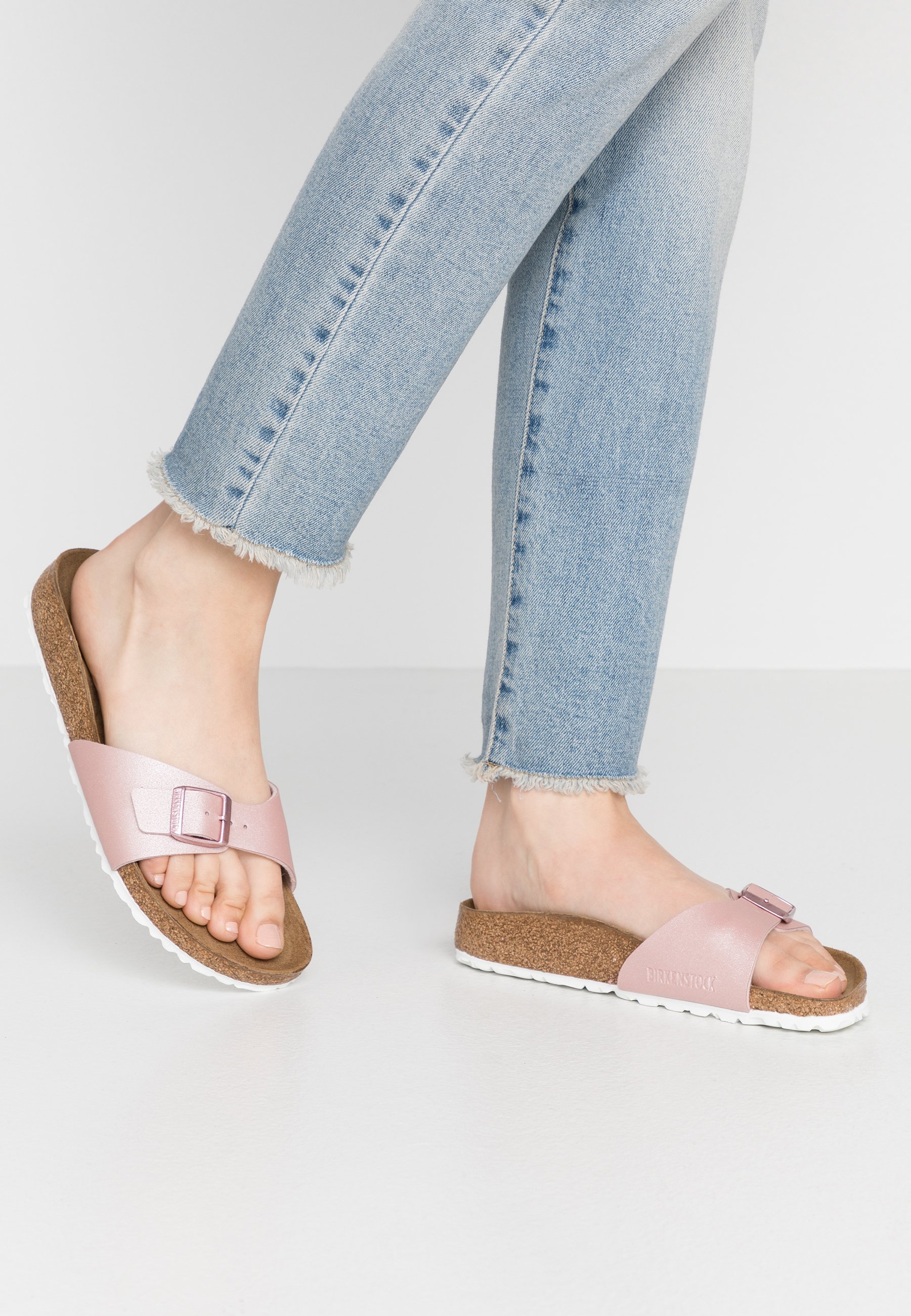 Birkenstock madrid rosa metallic Clearance