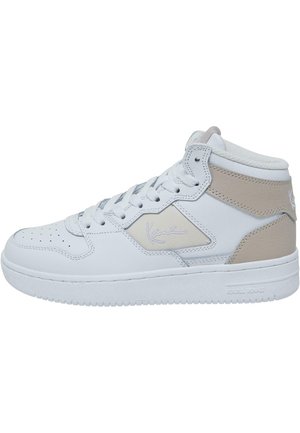 FWW  HIGH - Høye joggesko - beige white