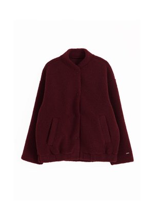 aim’n®, PILE COACH JACKET - Forro polar - merlot