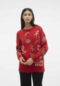 VMXMASPARTY LS - Pullover - chinese red