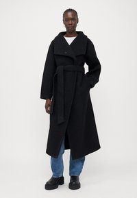 Gina Tricot Tall LONG COAT - Palton clasic - black