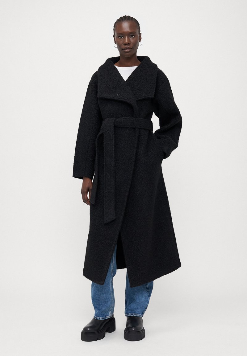 Gina Tricot Tall LONG COAT - Palton clasic - black