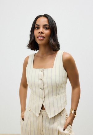 Next STRIPED SQUARE NECK  - Vesta - yellow