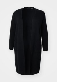 Vero Moda Curve VMCSABA POCKET COATIGAN - Vest - black