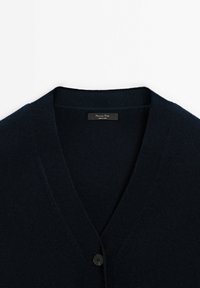 Massimo Dutti Neuletakki - dark blue