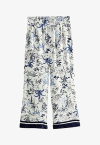 Non sélectionné, white blue animal print