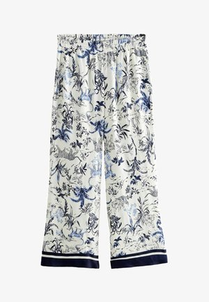 Next Püksid - white blue animal print