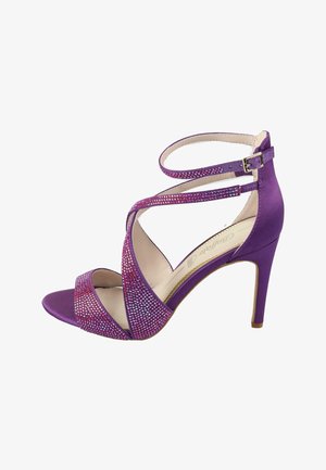 Sandaler med høye hæler - purple multi