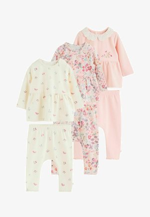 Next, REGULAR FIT - LONG SLEEVE T-SHIRT AND LEGGINGS BABY 3 PACK 6 PIECE SET - Leggings - pink fairy mouse