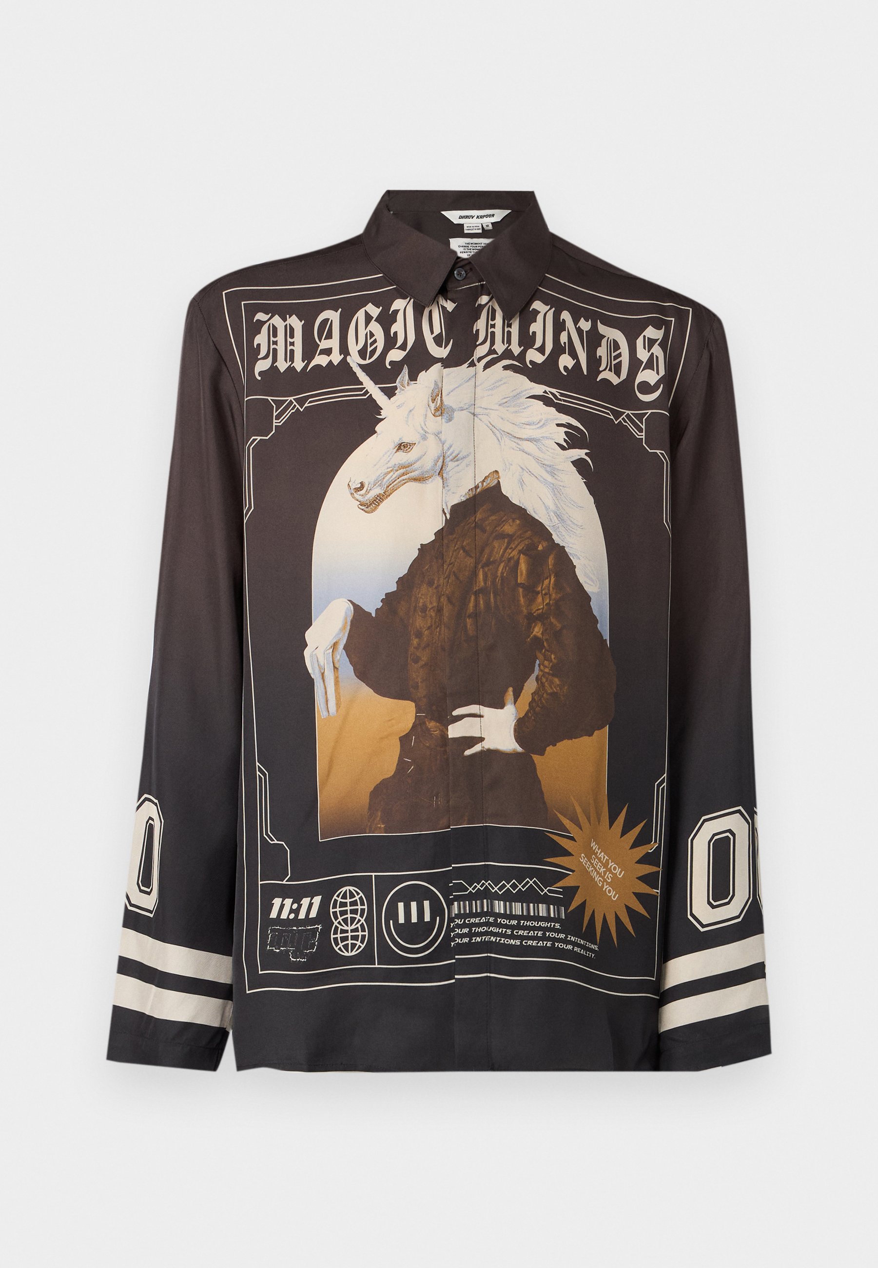 Dhruv Kapoor MAGIC MINDS PYJAMA SHIRT UNISEX - Button-down blouse