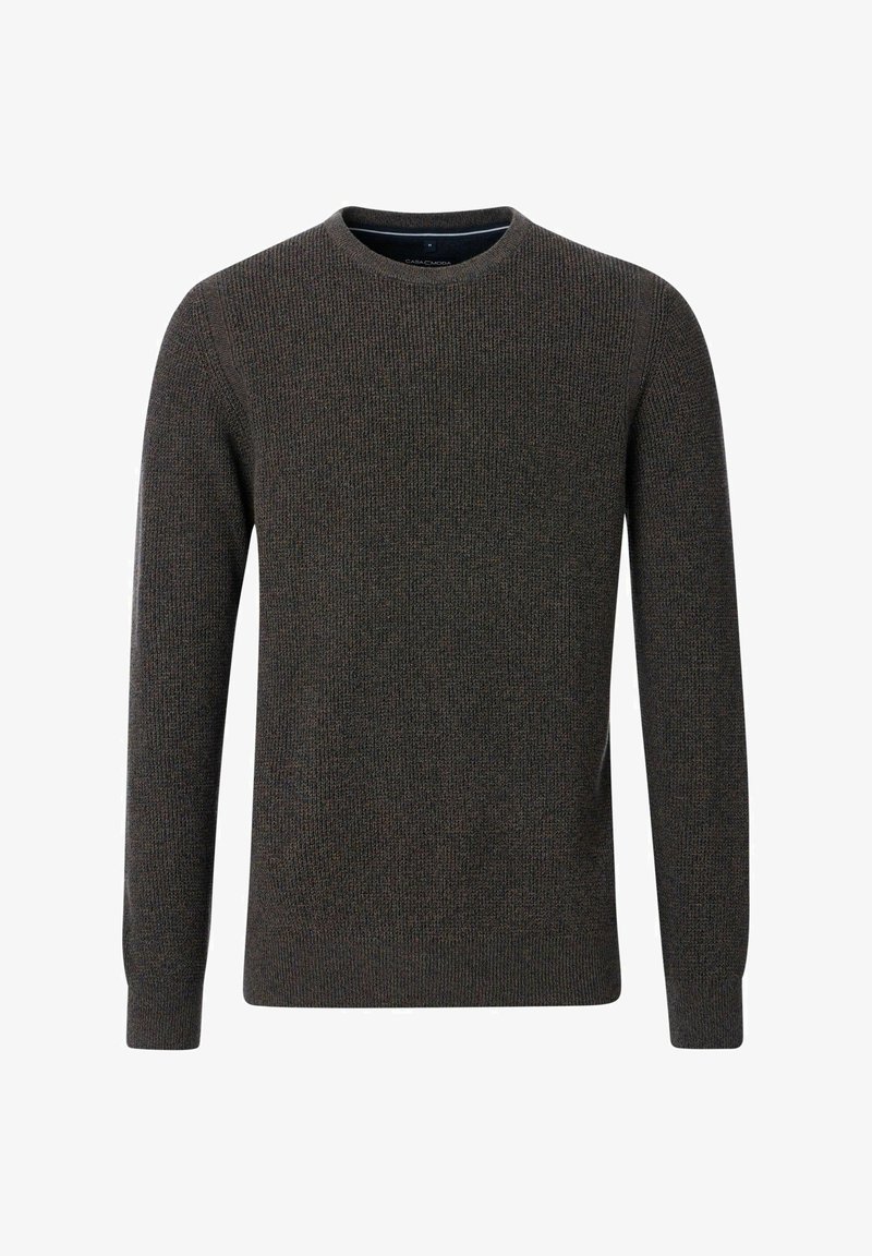 CASAMODA MIT RUNDHALSAUSSCHNITT - Strickpullover - braun