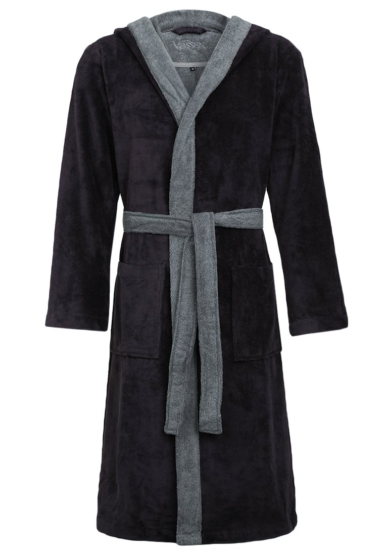 VOSSEN Badjas antraciet VOSSEN Badjas antraciet