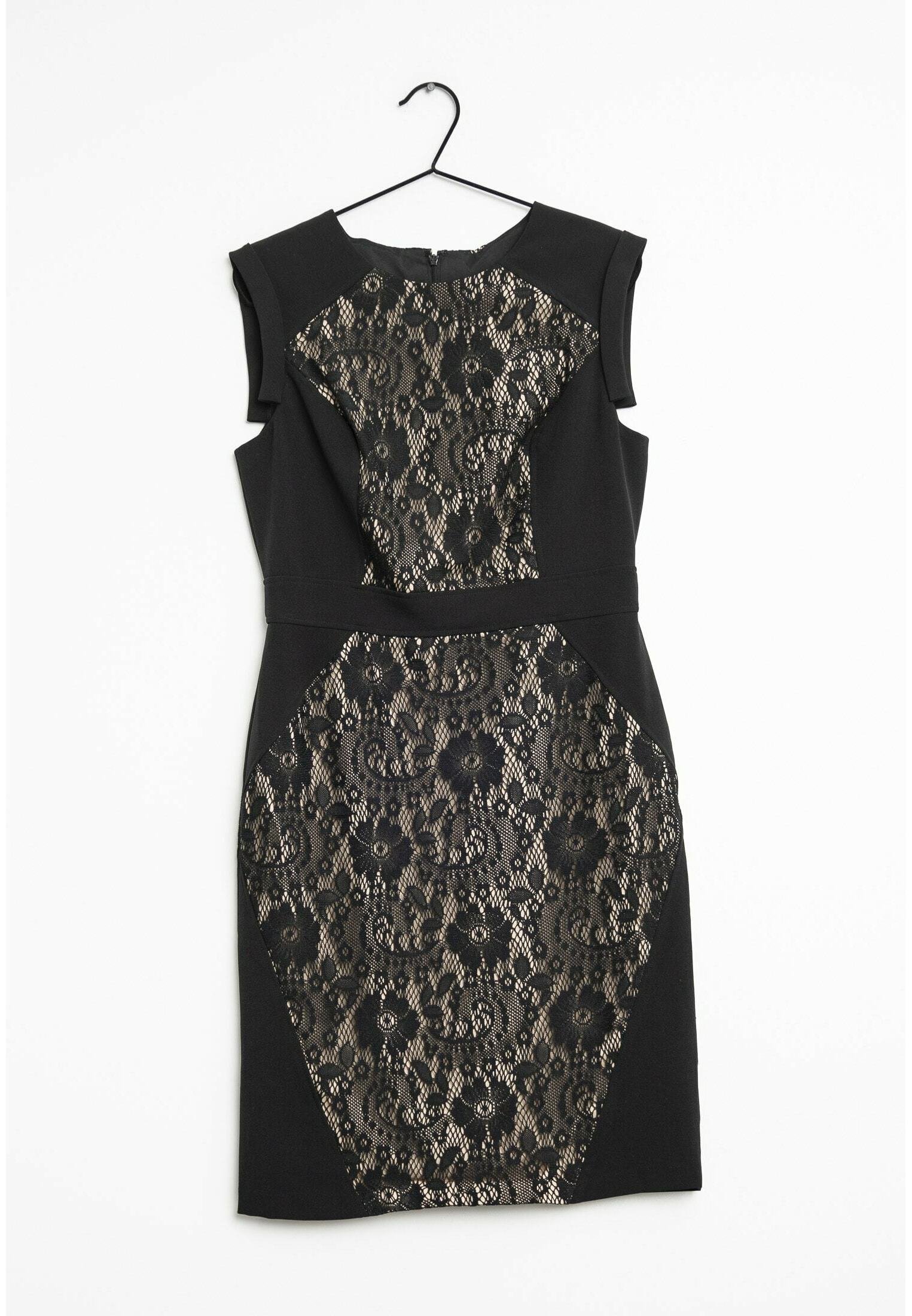 pink dress with black lace Sexy Sweetheart Black A-Line Lace Layered Dress with Slit, Black / 14 main image 1