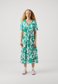 ONLY - ONLHALIA MIDI DRESS - Blousejurk - cloud dancer/mathilde Miniatuurafbeelding 1