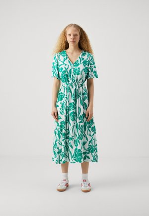 ONLHALIA MIDI DRESS - Marškininė suknelė - cloud dancer/mathilde