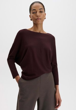 someday., O-SHAPE - T-shirt à manches longues - mahogany